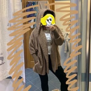 SUPER SOFT teddy fur coat
